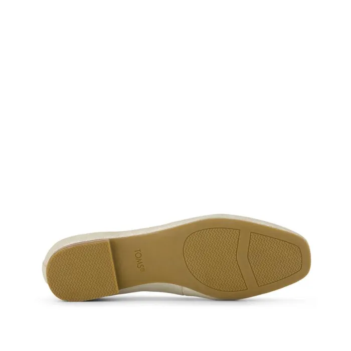 Toms Flats and Loafers Briella Flat Champagne Metallic Suede 8211 Women Toms Flats and Loafers Briella Flat Champagne Metallic Suede 8211 Women