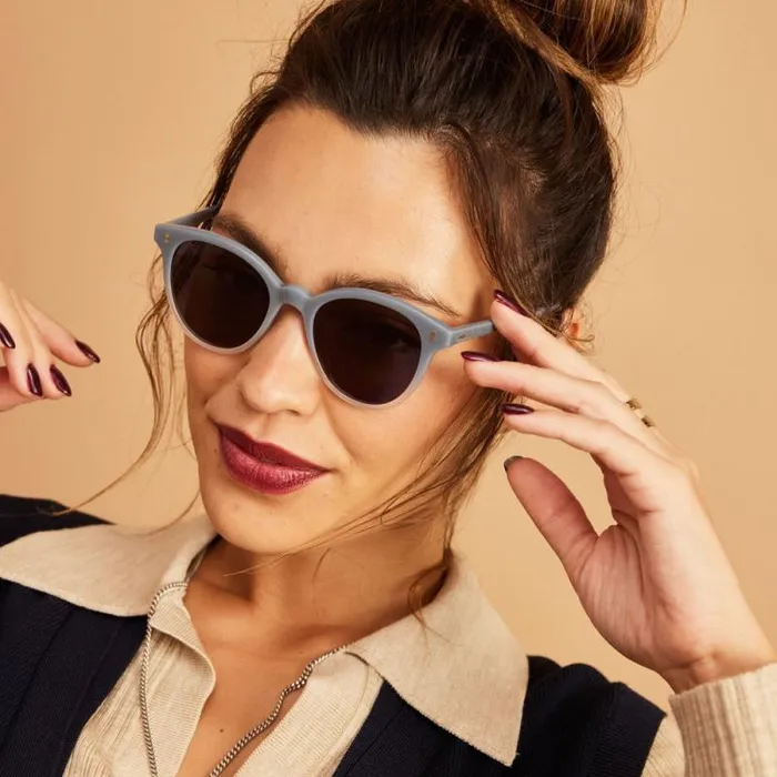 Toms Handcrafted Collection Aaryn Handcrafted Sunglasses Blue Fadegrey 8211 Gear