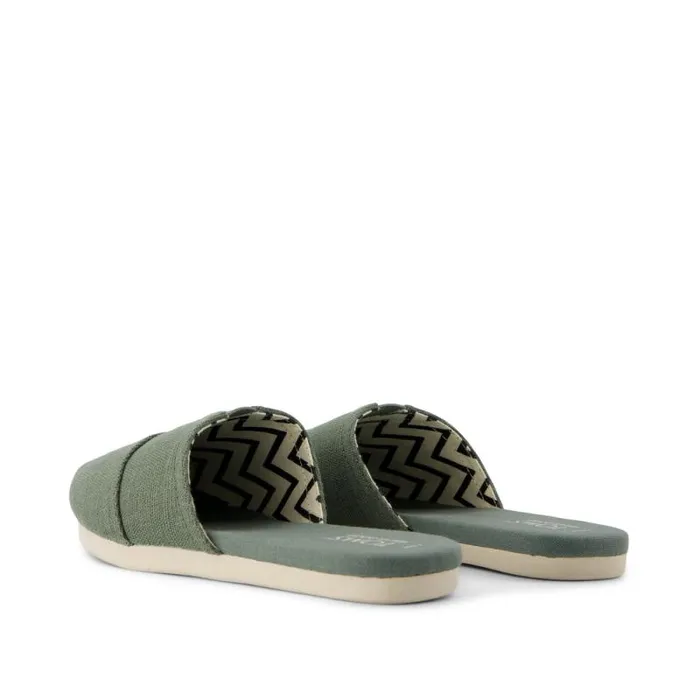 Toms Mules and Slides Alpargata Mule Green Heritage Canvas 8211 Women