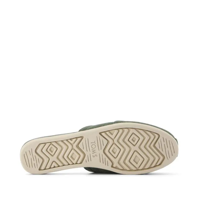Toms Mules and Slides Alpargata Mule Green Heritage Canvas 8211 Women