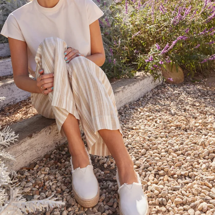 Toms Slip Ons Valencia Platform Espadrille White Canvas 8211 Women Toms Slip Ons Valencia Platform Espadrille White Canvas 8211 Women