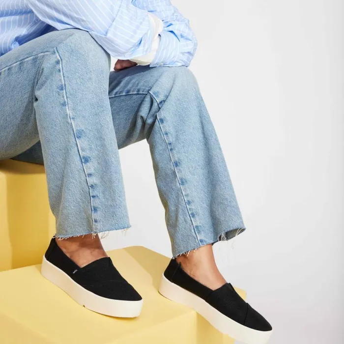 Toms Slip Ons Verona Slip On Sneaker Black 8211 Women Toms Slip Ons Verona Slip On Sneaker Black 8211 Women