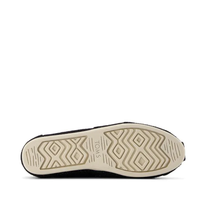 Toms TOMS Classics Alpargata Cloudbound Black Sparkle Knit 8211 Women