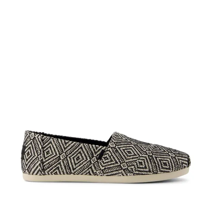 Toms TOMS Classics Alpargata Cloudbound Geo Woven Black 8211 Women