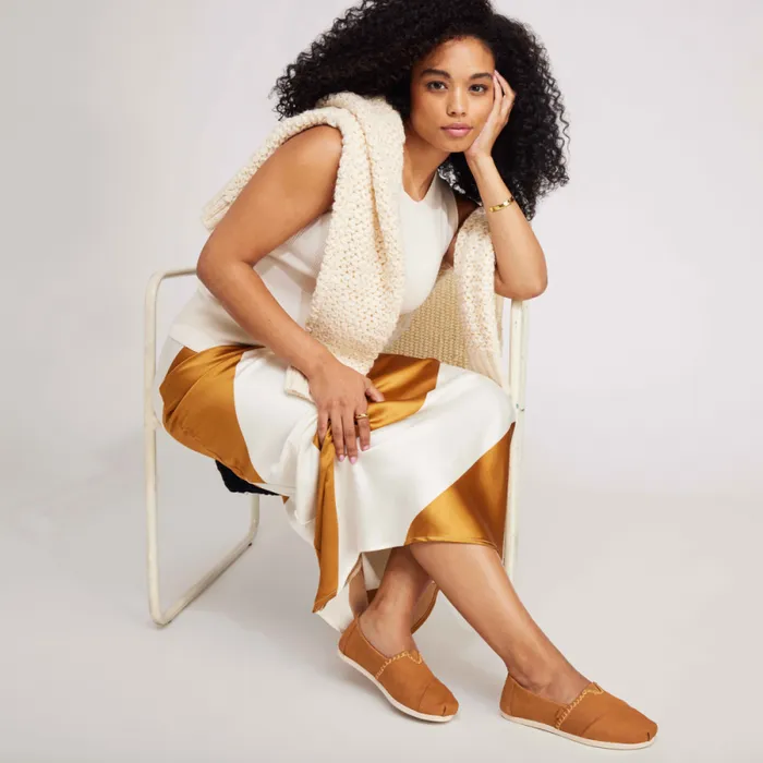 Toms TOMS Classics Alpargata Cloudbound Leather Tan 8211 Women Toms TOMS Classics Alpargata Cloudbound Leather Tan 8211 Women