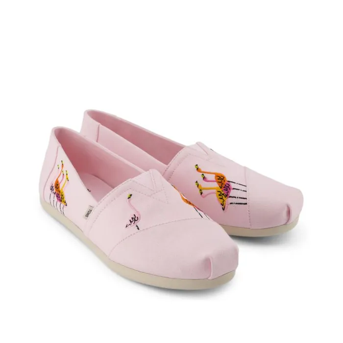 Toms TOMS Classics Alpargata Cloudbound Pink Flamingos 8211 Women Toms TOMS Classics Alpargata Cloudbound Pink Flamingos 8211 Women
