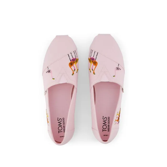 Toms TOMS Classics Alpargata Cloudbound Pink Flamingos 8211 Women Toms TOMS Classics Alpargata Cloudbound Pink Flamingos 8211 Women