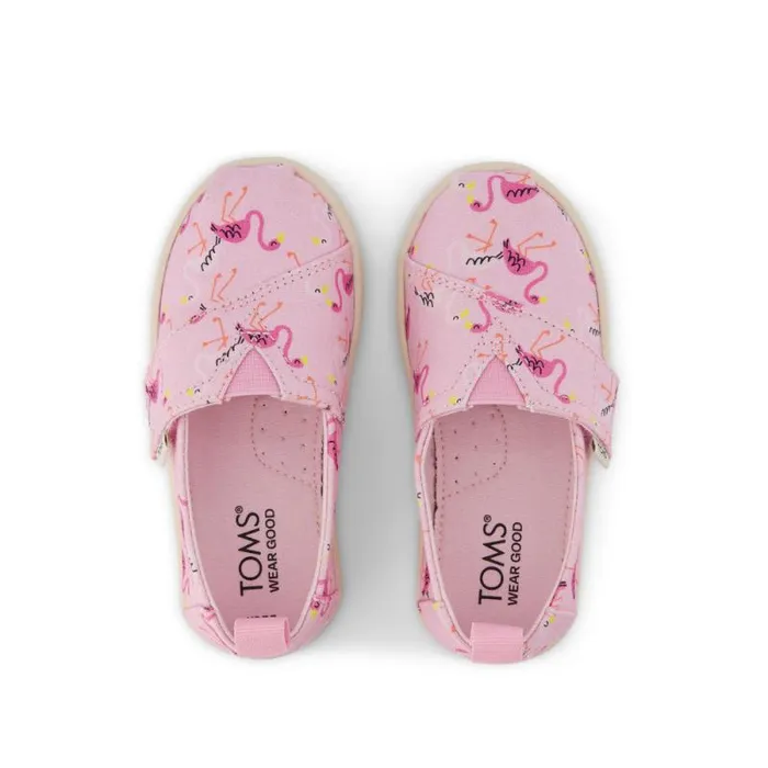 Toms TOMS Classics Alpargata Toddler Shoe Flamingos 8211 KidsWomen
