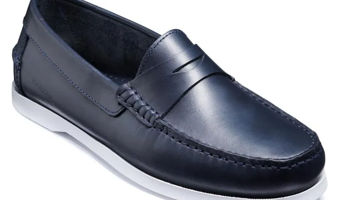 Tony 8211 Navy PullUp Men Barker Shoes Mens Loafers