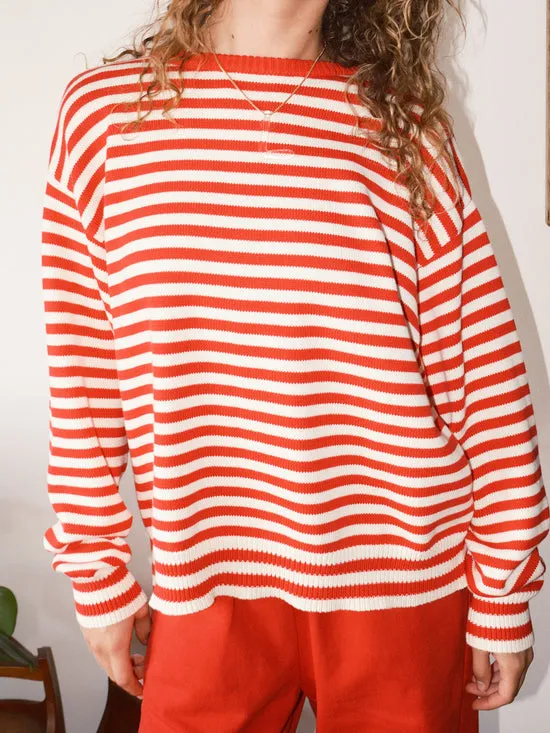 Tops 8220I Can8217t Believe it8217s Not Vintage8221 Crewneck Red Stripe Lisa Says Gah Women Tops 8220I Can8217t Believe it8217s Not Vintage8221 Crewneck Red Stripe Lisa Says Gah Women