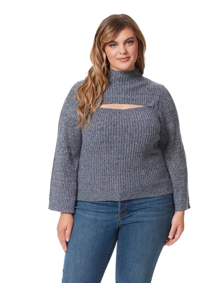Tops Clothing Jessica Simpson Kaida Sweater In Navy