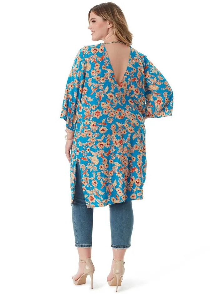 Tops Clothing Jessica Simpson Rami Kimono In Southern Beatuies