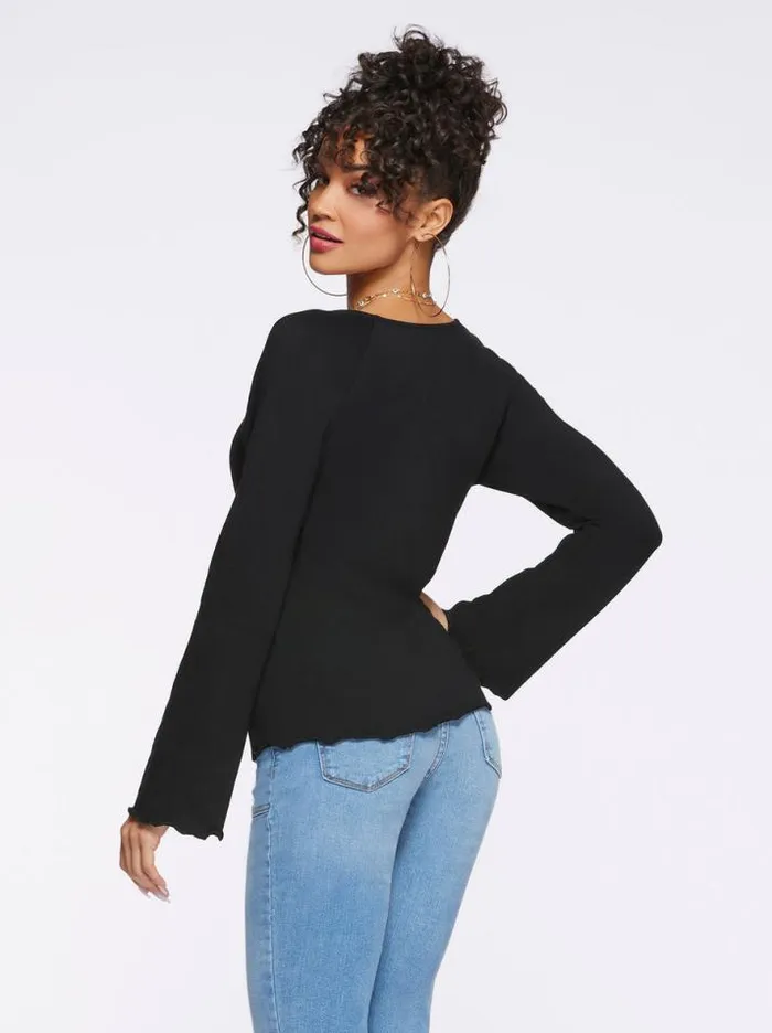 Tops Clothing Jessica Simpson Rori Top In Black