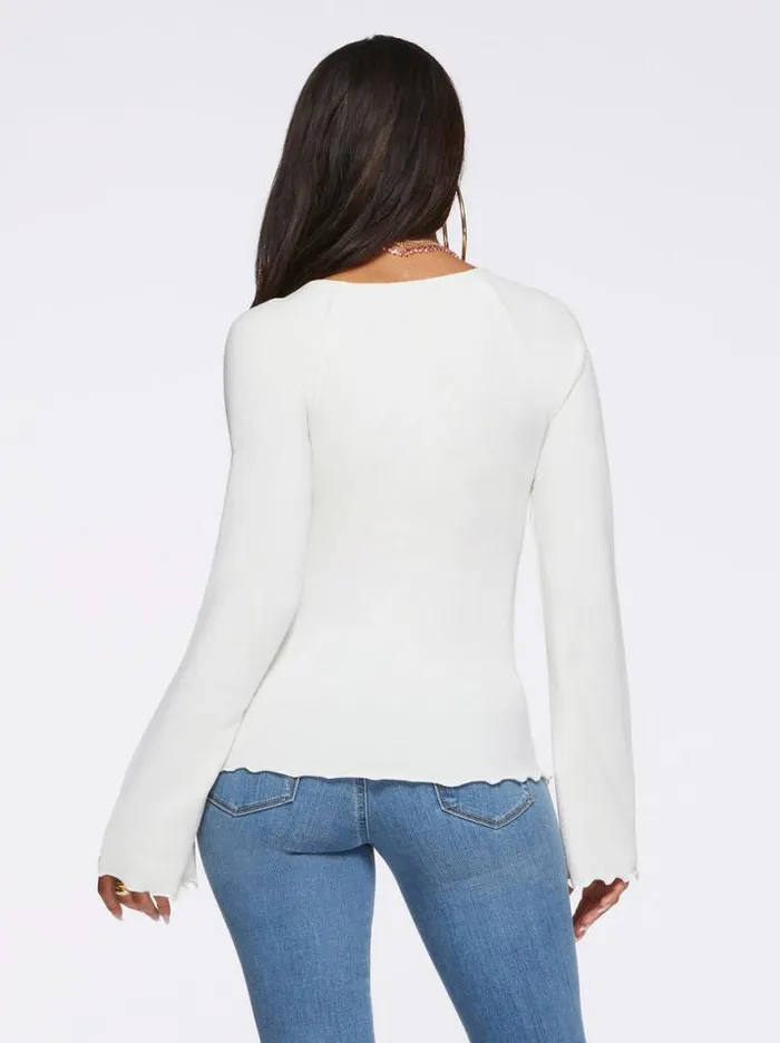 Tops Clothing Jessica Simpson Rori Top In Gardenia