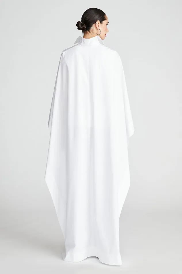 Tops Women Halston Cole Shirt In Poplin White