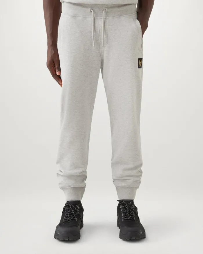 Trousers Men Belstaff Belstaff Sweatpants Old Silver Heather Trousers Men Belstaff Belstaff Sweatpants Old Silver Heather