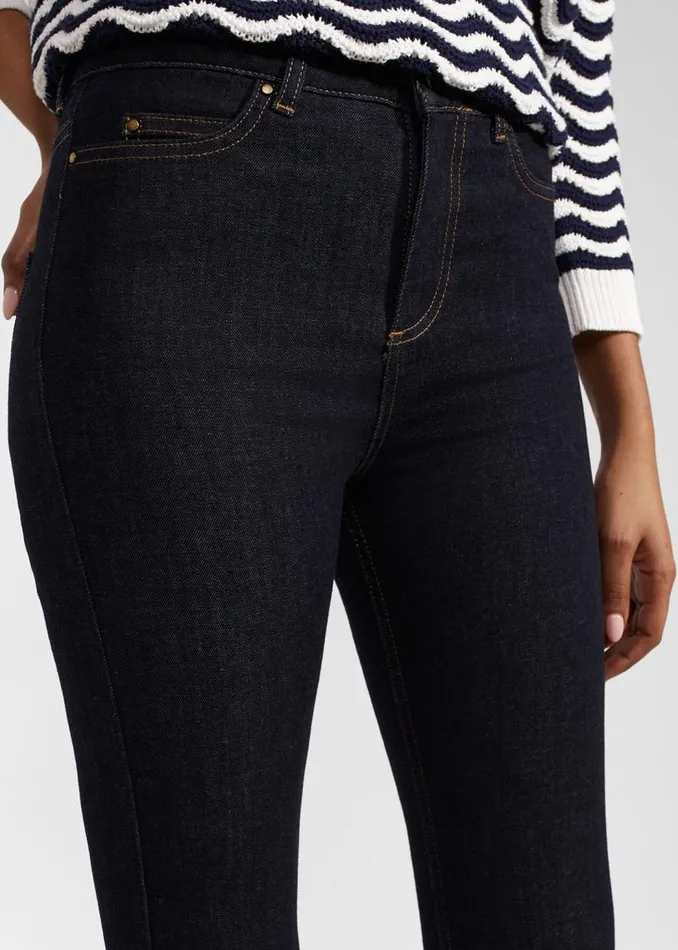 Trousers Women HOBBS Petite Gia Sculpting Jeans Indigo