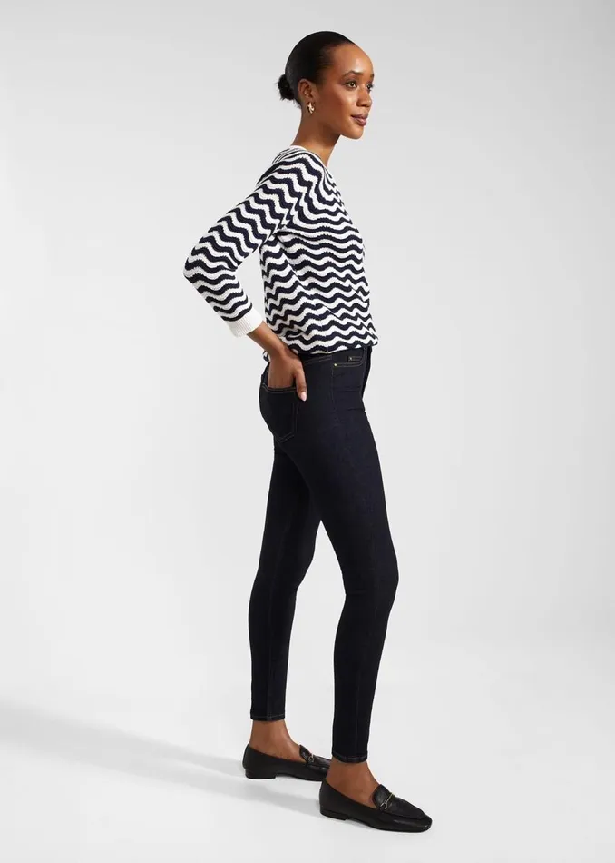 Trousers Women HOBBS Petite Gia Sculpting Jeans Indigo