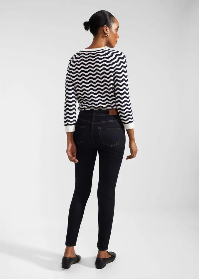 Trousers Women HOBBS Petite Gia Sculpting Jeans Indigo
