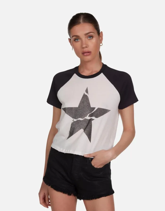 Tula Cracked Star Milkonyx Women039s Lauren Moshi Short Sleeve