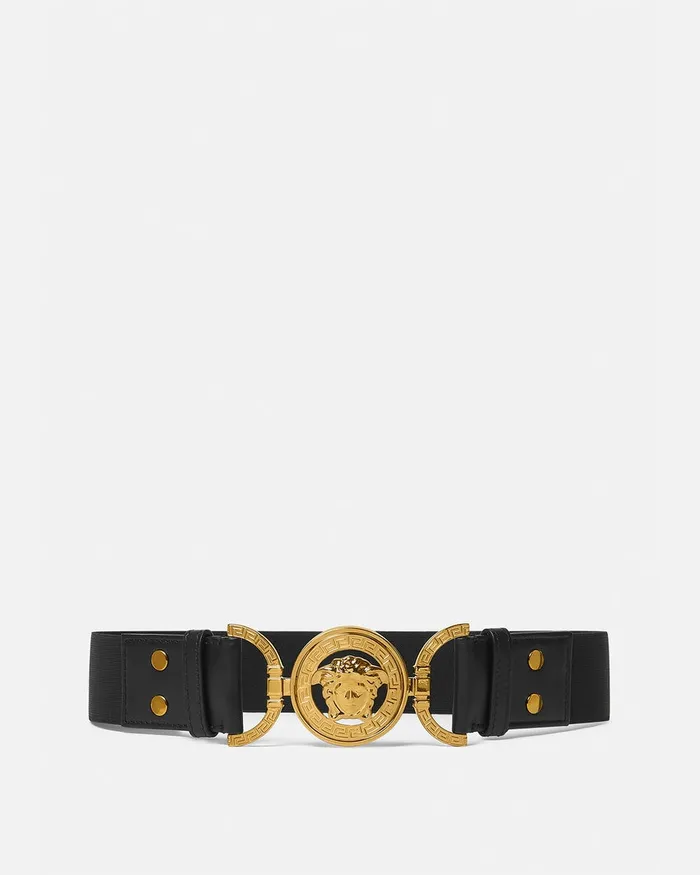 Versace Belts Women Medusa 03995 Belt 4 Cm Blackgold