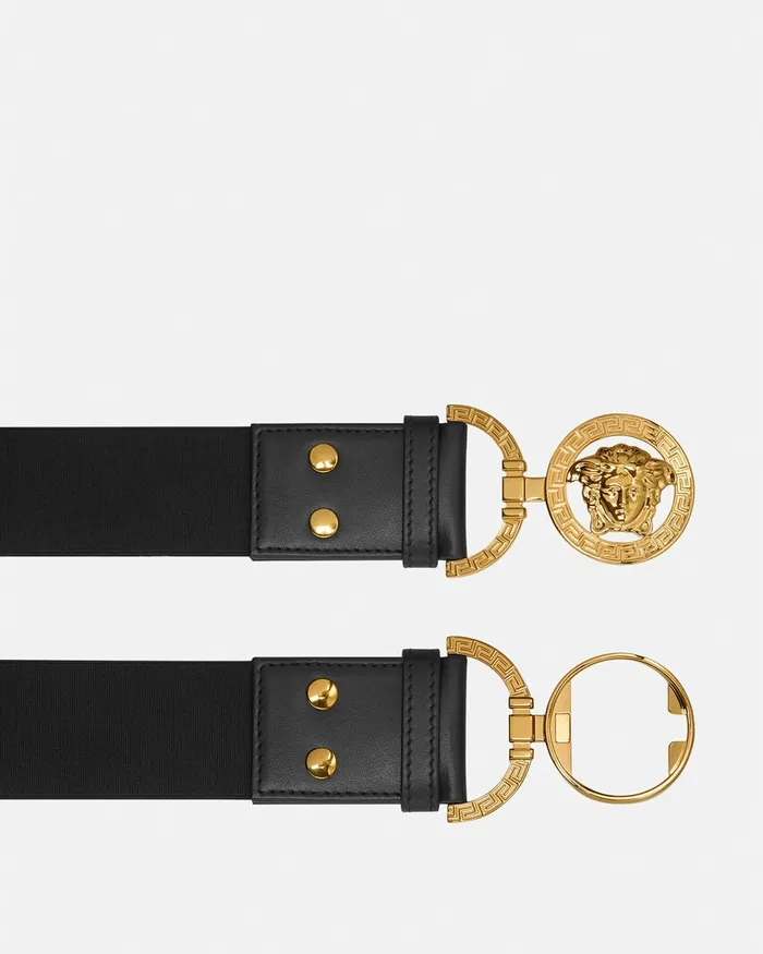 Versace Belts Women Medusa 03995 Belt 4 Cm Blackgold