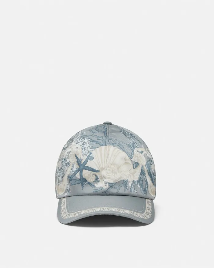 Versace Hats and Caps MenWomen Barocco Sea Baseball Cap Blueprint