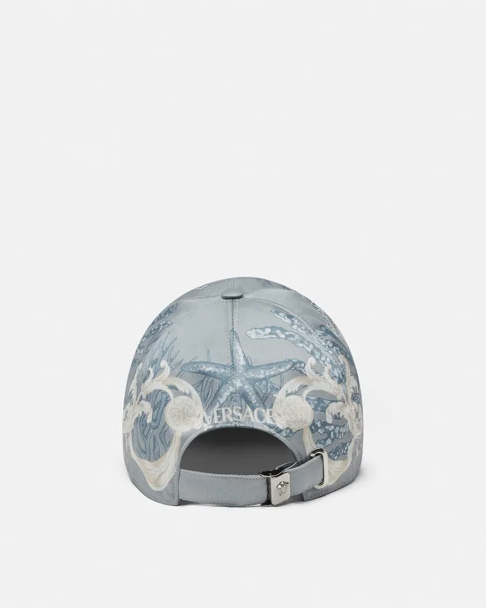 Versace Hats and Caps MenWomen Barocco Sea Baseball Cap Blueprint