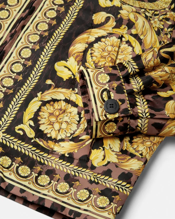 Versace Jackets and Coats Men Wild Barocco Blouson Jacket Animalier