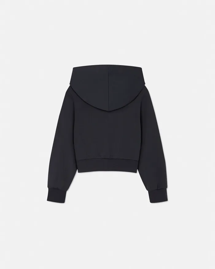 Versace Knitwear and Sweatshirts Kids Falling Flowers Logo Hoodie Blue