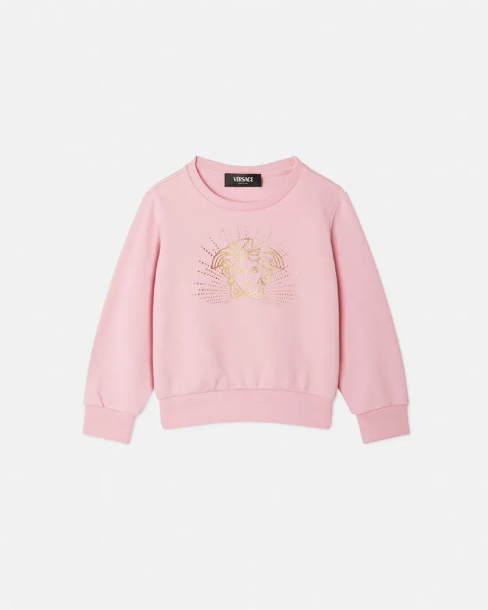 Versace Knitwear and Sweatshirts Kids Medusa Sweatshirt Pink