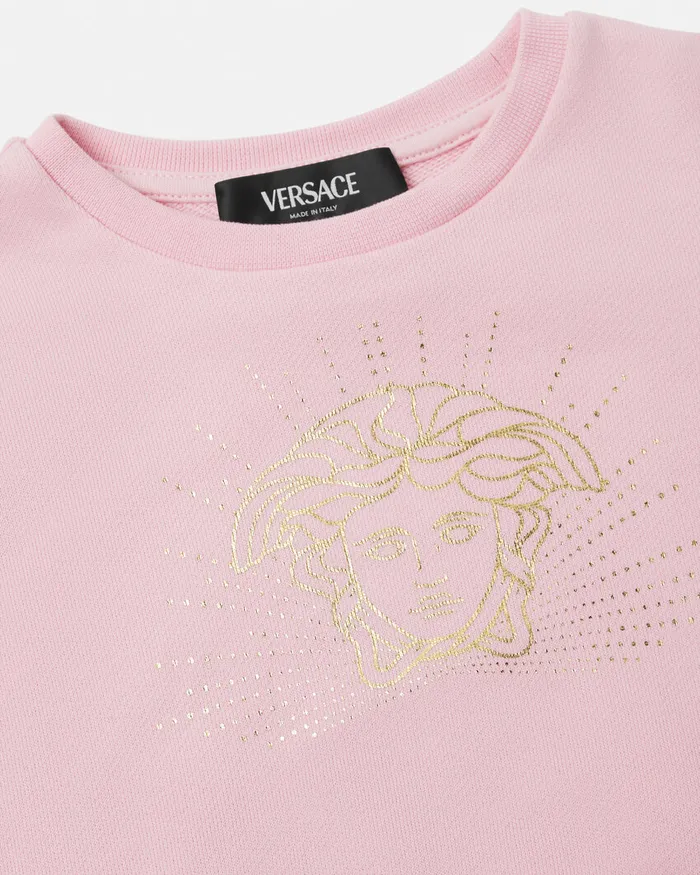 Versace Knitwear and Sweatshirts Kids Medusa Sweatshirt Pink