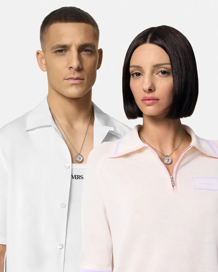 Versace Necklaces WomenMen Icon Necklace Silver