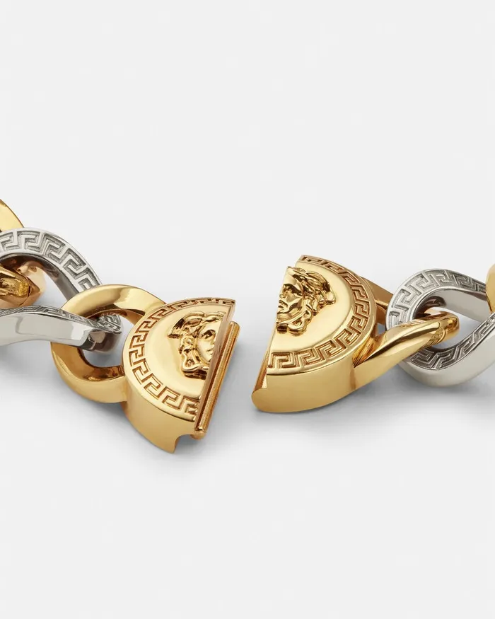 Versace Necklaces WomenMen Medusa Chain Necklace Gold