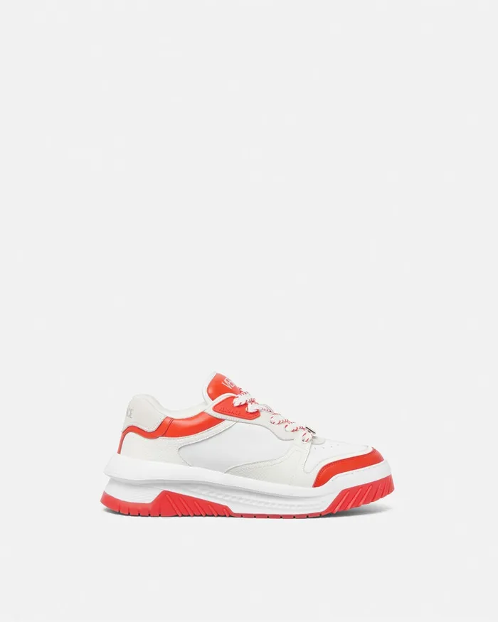 Versace Odissea Men Odissea Sneakers Coral