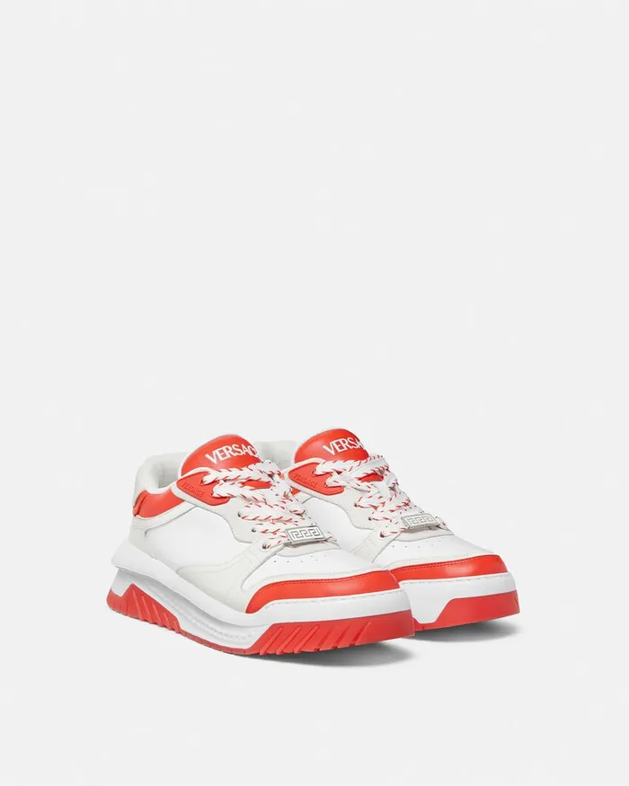 Versace Odissea Men Odissea Sneakers Coral