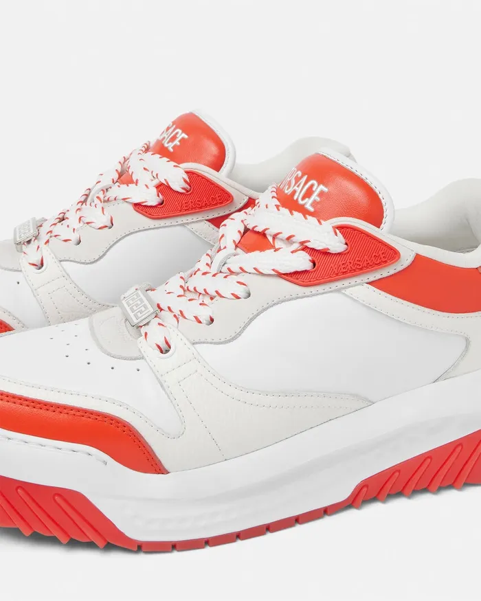 Versace Odissea Men Odissea Sneakers Coral
