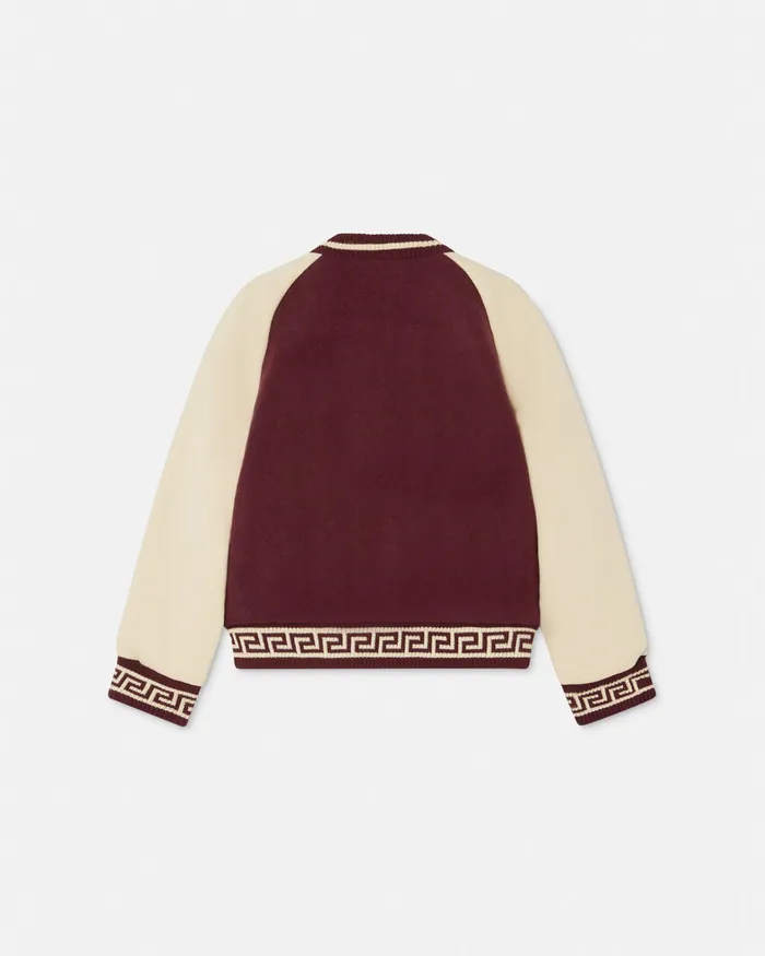 Versace Outerwear and Jackets Kids Logo Baby Bomber Jacket Redwhite