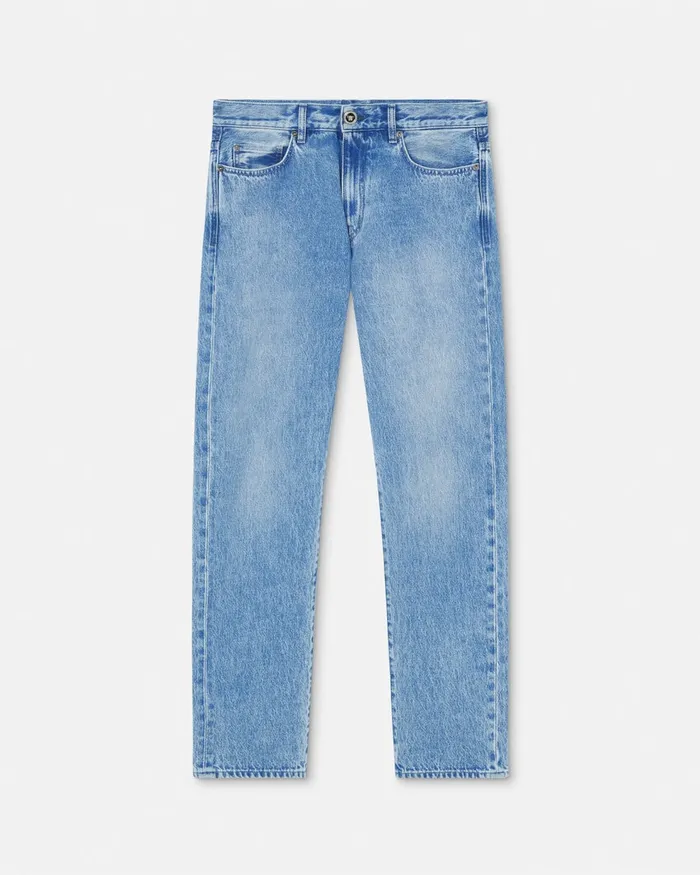 Versace Pants and Shorts Men RegularFit Jeans Blue