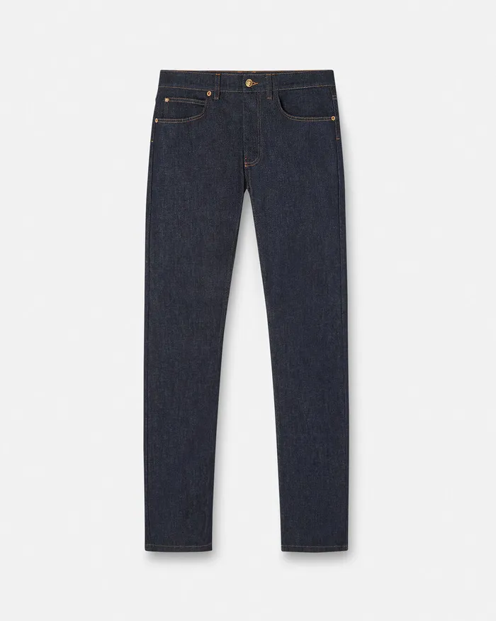 Versace Pants and Shorts Men SlimFit Jeans Blue