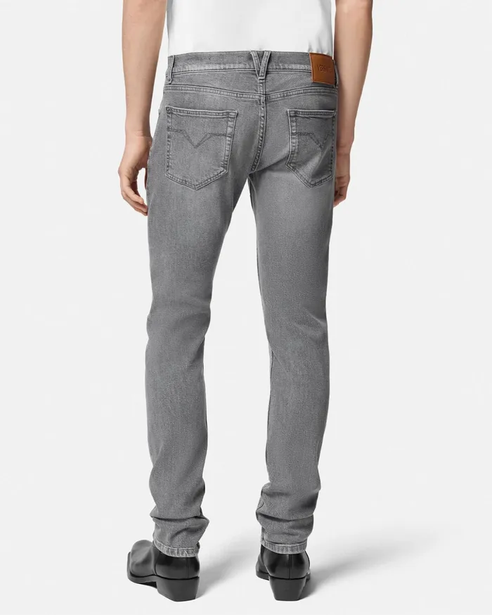 Versace Pants and Shorts Men SlimFit Jeans Gray