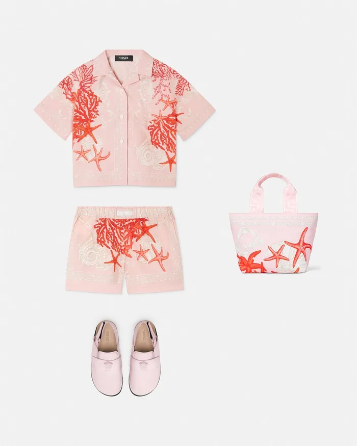 Versace Pants and Skirts Kids Barocco Sea Shorts Coral