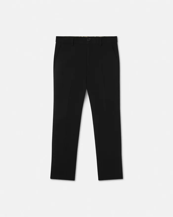 Versace Pants Kids Barocco Pants Black