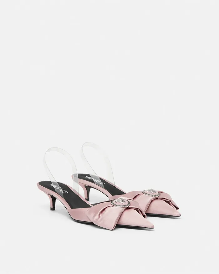 Versace Pumps and Slingbacks Women Alia Slingback Pumps 45 Mm Light Pink