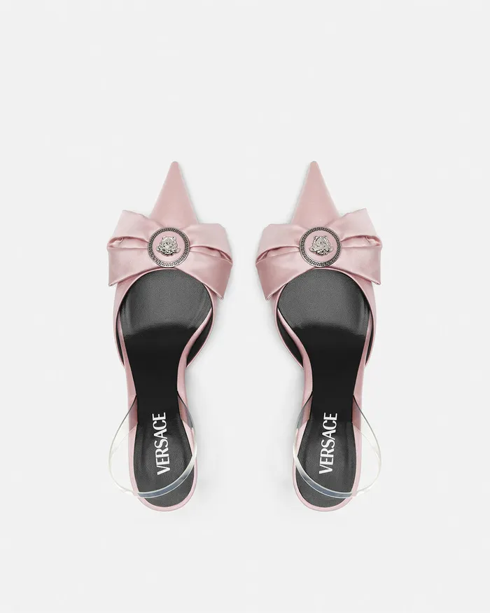 Versace Pumps and Slingbacks Women Alia Slingback Pumps 45 Mm Light Pink