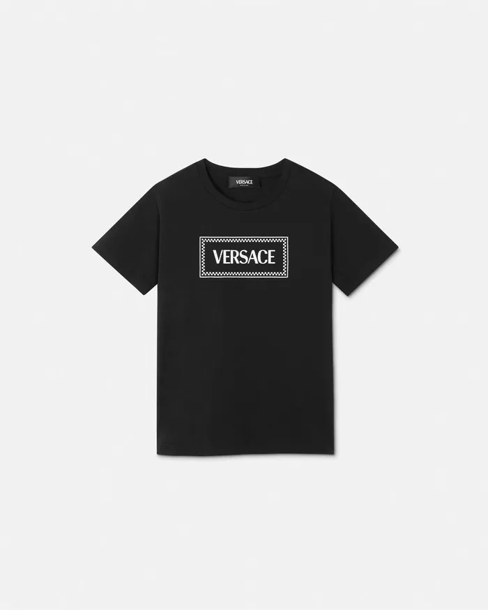 Versace Shirts and Tshirts Kids 90s Vintage Logo TShirt Black