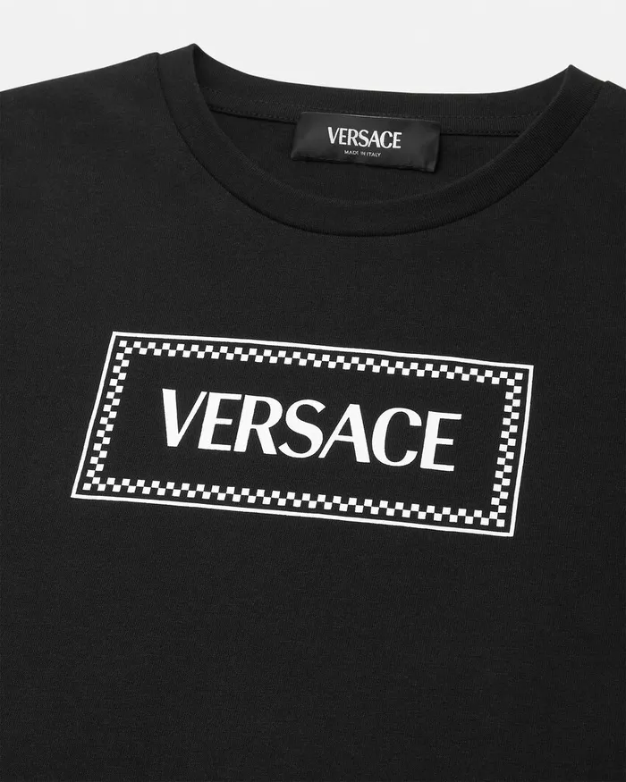Versace Shirts and Tshirts Kids 90s Vintage Logo TShirt Black