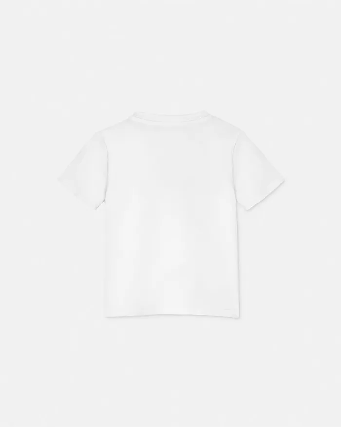 Versace Shirts and Tshirts Kids Wild Stamp Baby TShirt White