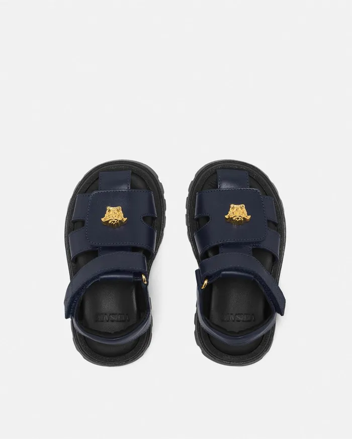 Versace Shoes Kids La Medusa Baby Sandals Blue