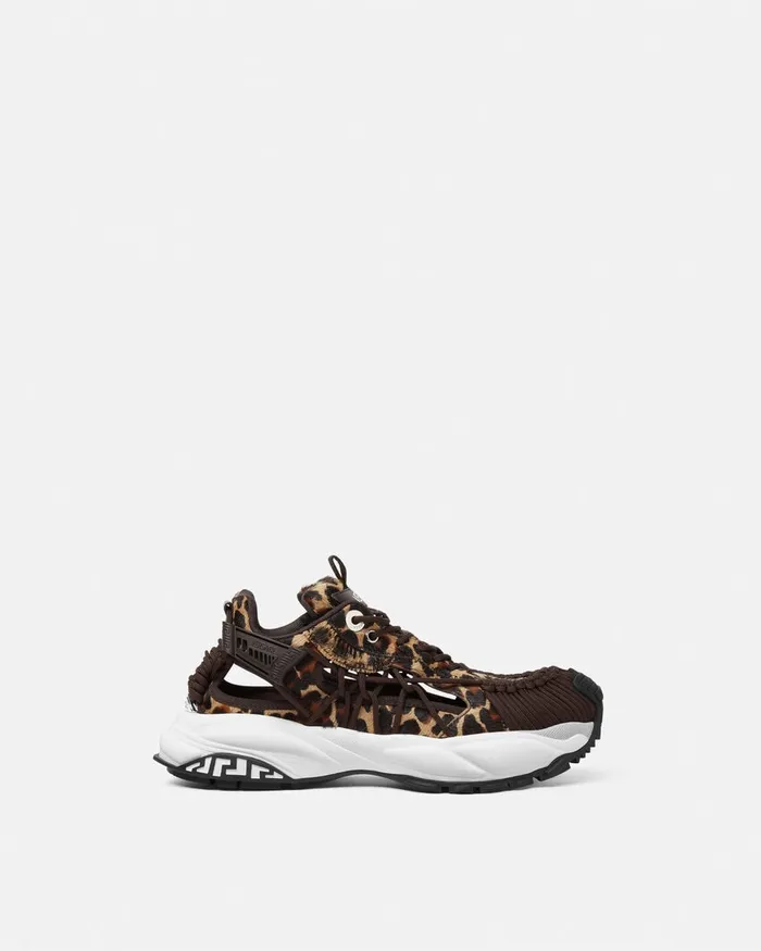 Versace Sneakers Men Leopard Mercury Mvs01 Sneakers Animalier
